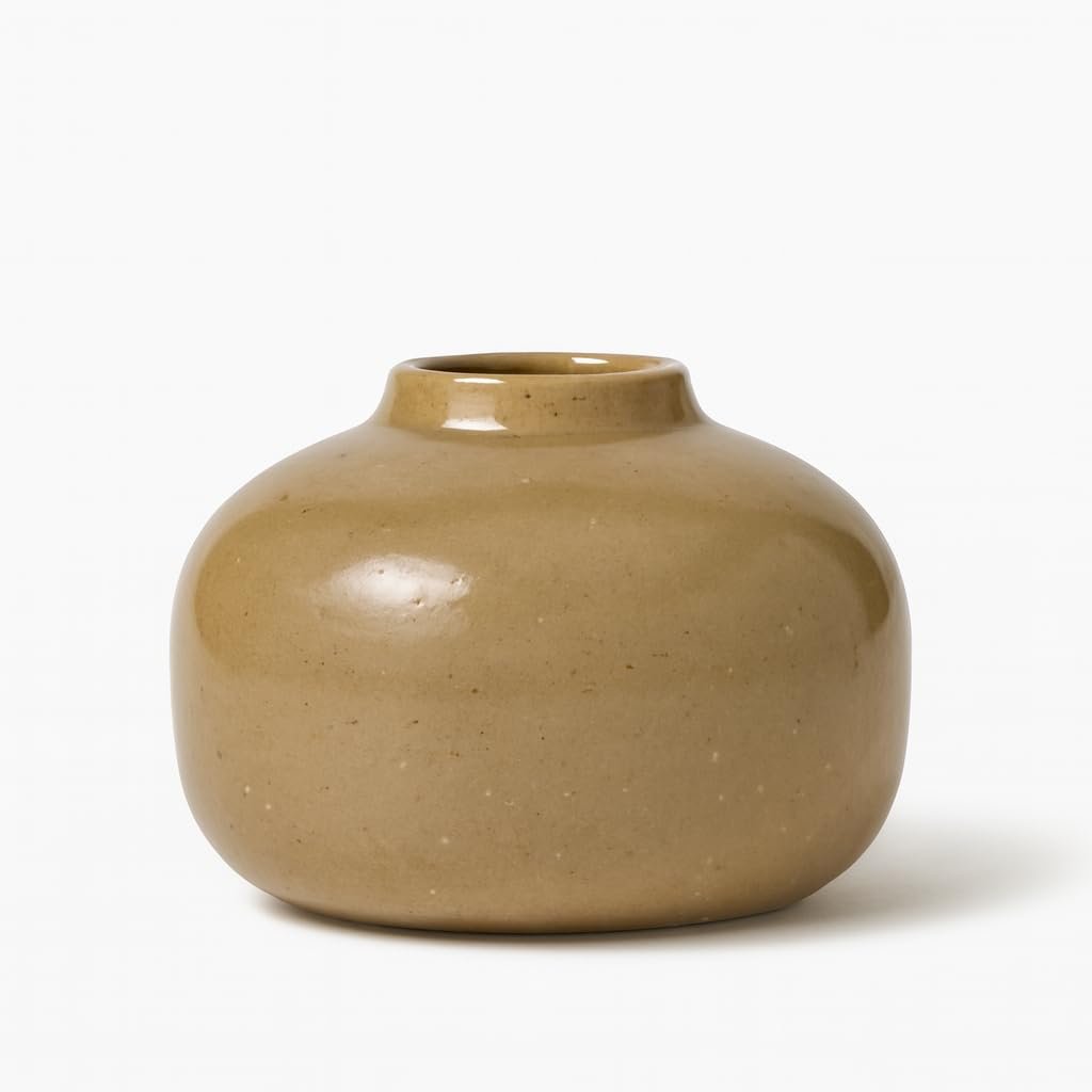 Misty Barn Alba Ceramic Pot Vintage Brown