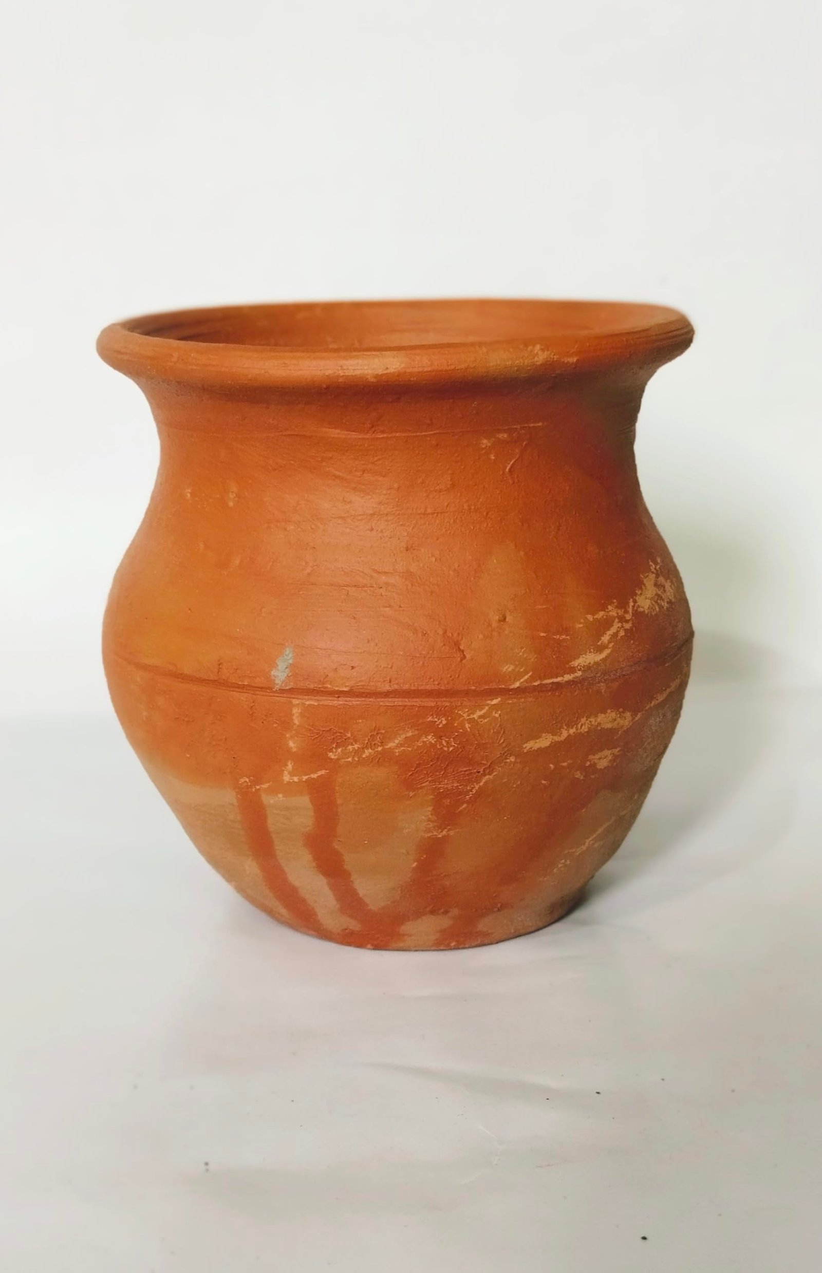 Handcrafted Terracotta Clay Curd Pot, 500 ml, 15 cm, for Making Thick Dahi, Kitchen Cooking & Storage,sanu Enterprises Dehati Bazar